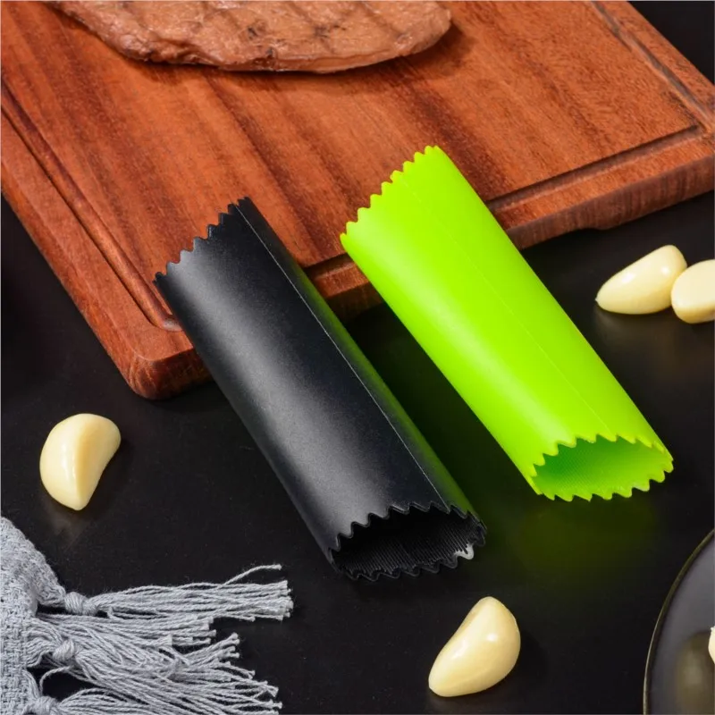 Silicone Garlic Roller Stripper Peeling Vegetable Fruit Tool Kitchen Gadgets Peel garlic Easy Useful Garlic Peeler Peeling Tube