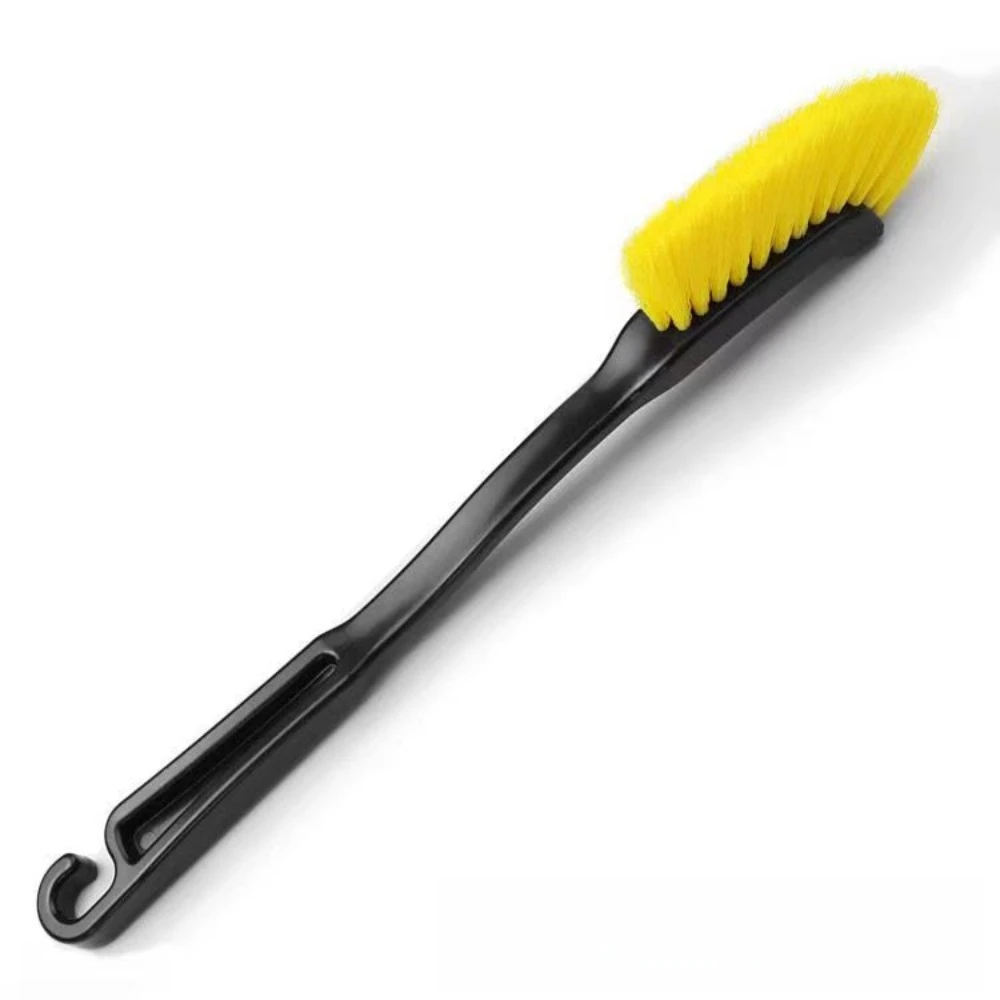 Car Detailing Brush Soft Bristle Wheel and Tire for Gaps Crevices Interior Ergonomic Grip for Easy Use for Car Washing Detailing