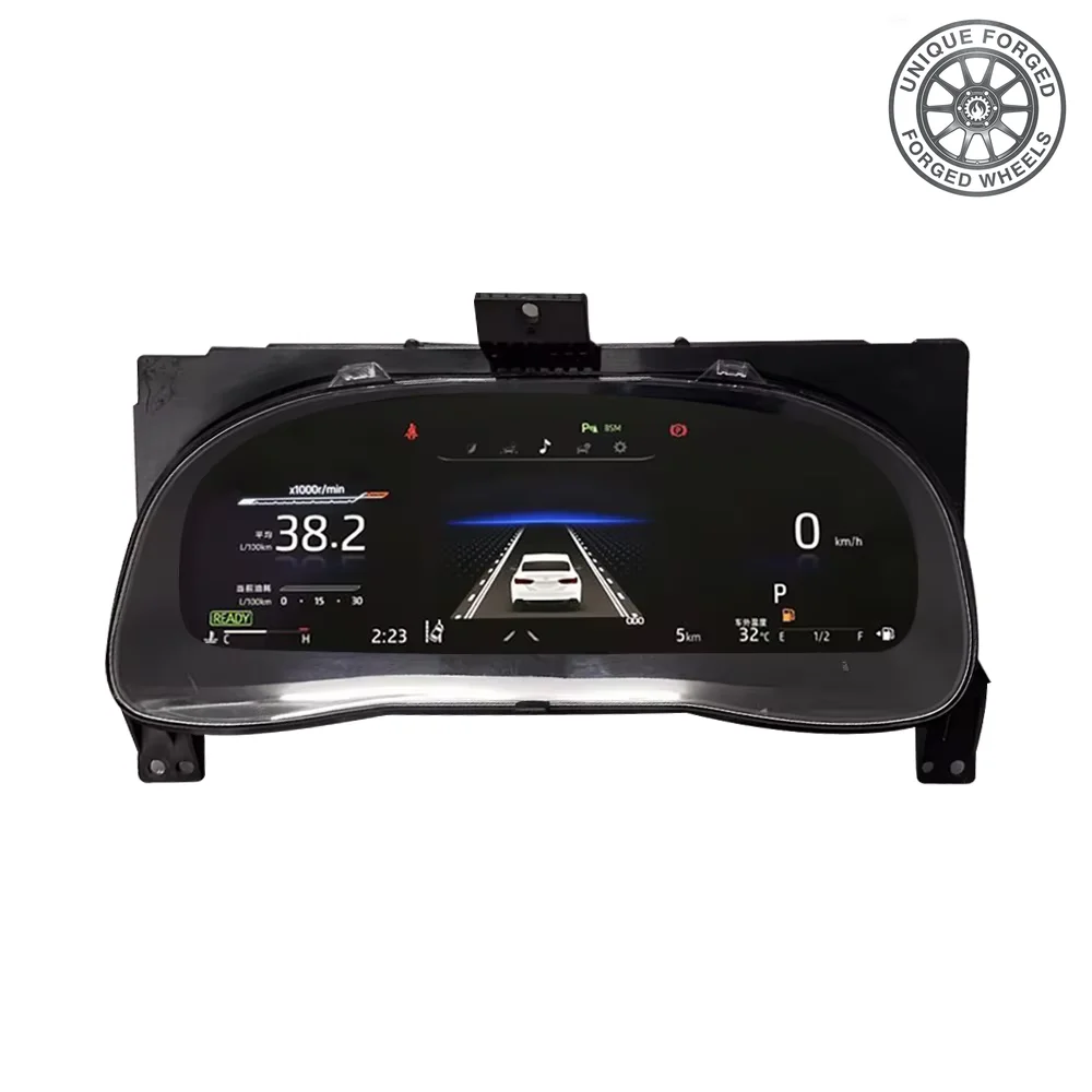 

Цифровая приборная панель Foforfor 12,3 дюйма для Toyota Camry 2012-2016: ЖК-дисплей, спидометр, мультимедийный плеер