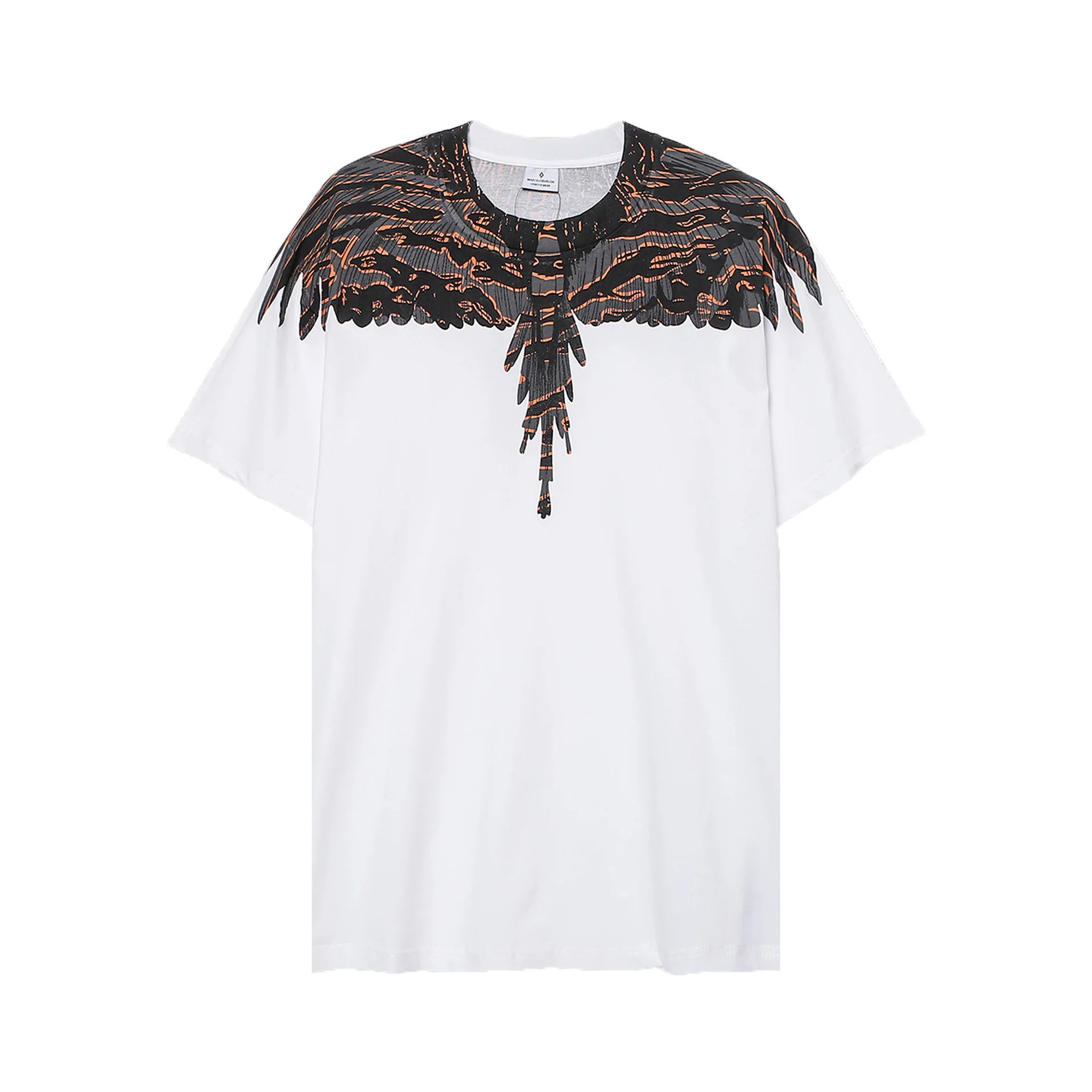 Marcelo Burlon High-Quality Feathered Wings 2026 Fashion Short-Sleeved Classic Tee Half-Sleeve