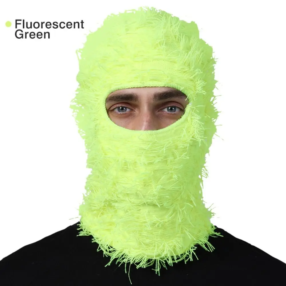

High Quality Warm Full Face Cover Windproof Solid Color Winter Ski Mask Unisex Brimless Hat