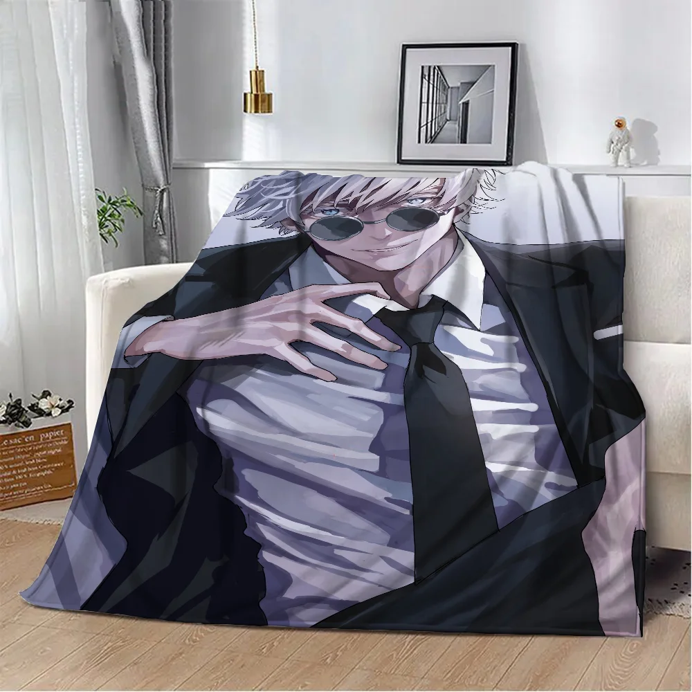 G-gojo Satoru Bed Blankets for Adults Luxury Throw Blankets Sofa Decoration Summer Blanket King Size Home Interior Fluffy Soft