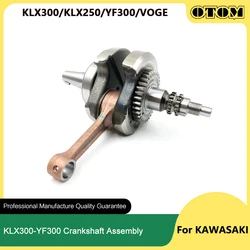 OTOM KLX300 YF300 Motorcycle Crankshaft Connecting Rod Assembly For KAWASAKI KLX250 LONCIN CR6 VOGE 300CR6 300R 300GY 300DS Bike