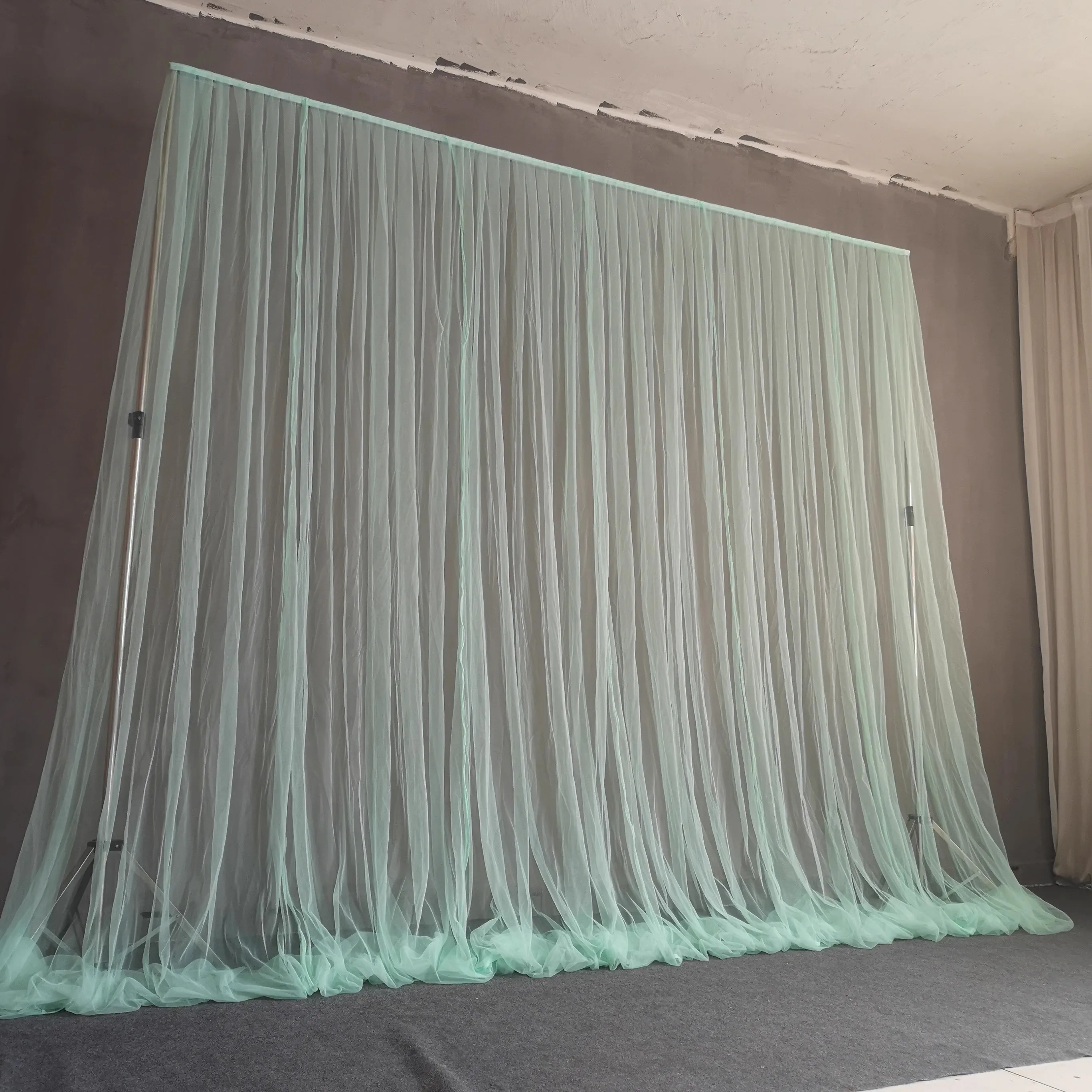 طرحة الزفاف خلفية الستار عيد ميلاد رياض الأطفال خلفية الديكور خلفية الستائر النسيج الديكور لاستحمام الطفل #5