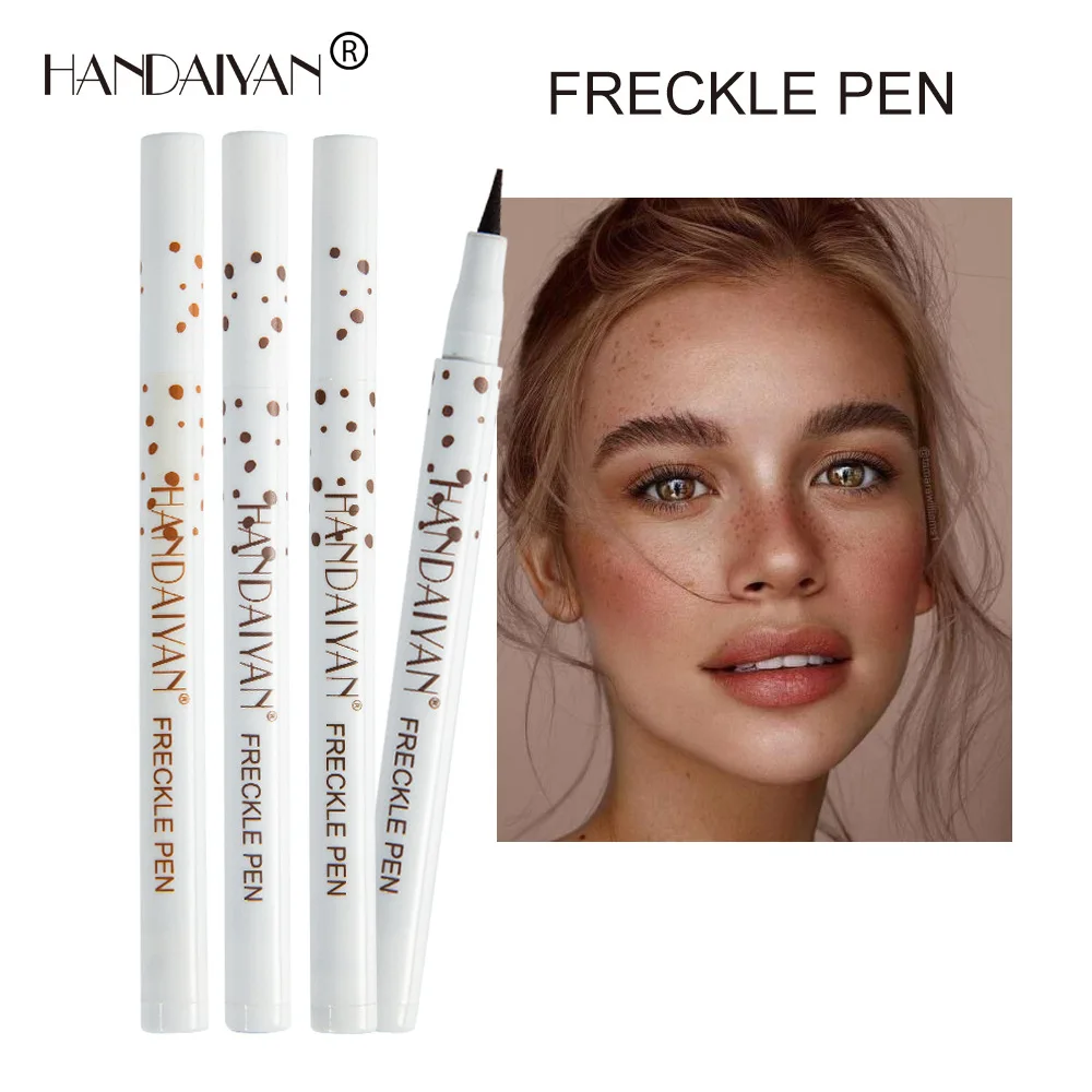 Freckle Pen Eyeliner Marker Natural Cosmetic Tool Spot Long-Lasting Concealer Brown Pencil Stick Waterproof Makeup