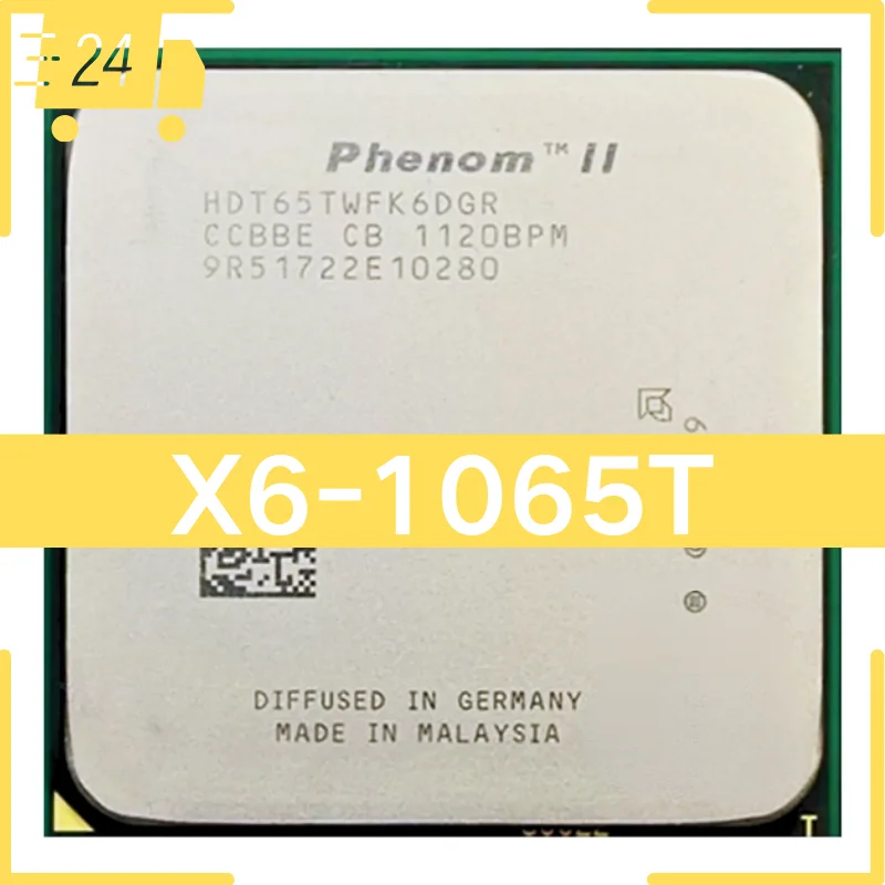 

Шестиядерный Процессор Phenom II X6 1065T X6-1065T 1065 2,9G 95W Socket AM3