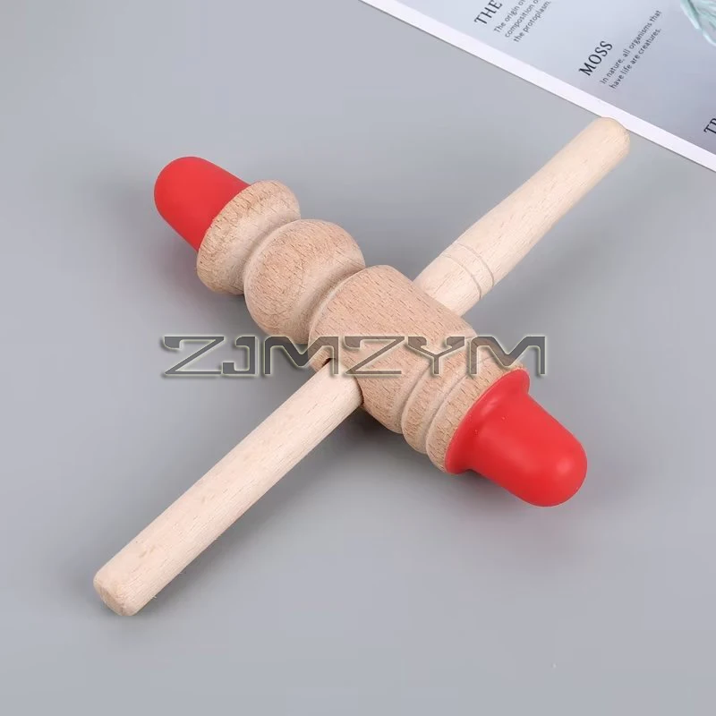 Cross Point Stick Wood Pressure Point Stick For Silicone Meridians Neck Shoulder Waist Back Sole
