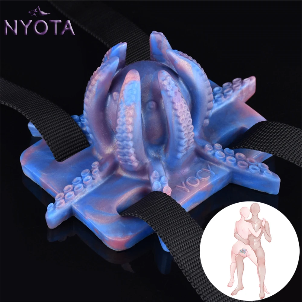 

NYOTA Realistic Tentacles Sex Grinder Female Masturbator Adult Sex Toys Soft Silicone Strapon Grinders Vaginal G-Point Massage