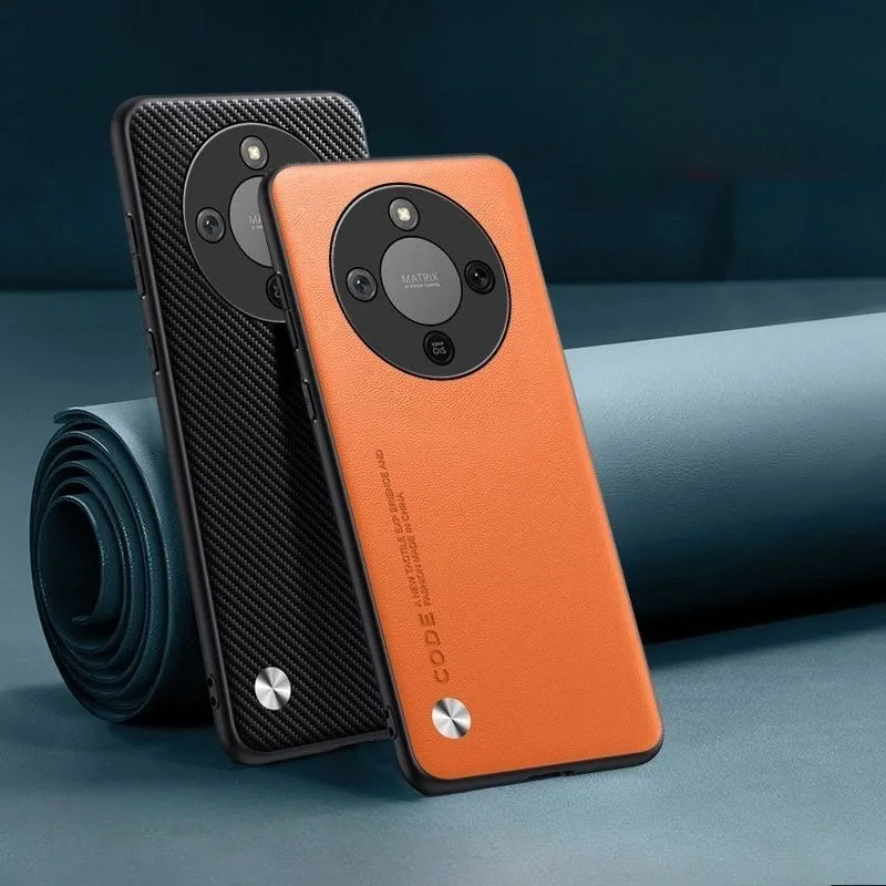 

Case For Honor X9D X70 and Magic 8 Lite High-end Luxury PUleather Cover anti-fingerprint X9d shockproof skin-friendly feel Funda