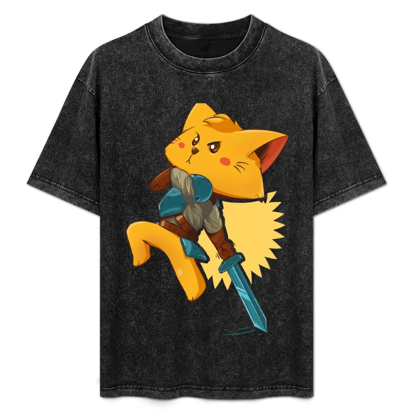 

Cat Knight T-Shirt Comfortable Workout Short Sleeve Shirt