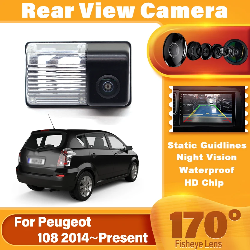 CCD HD Fisheye Rear View Camera For Kia Rio R Rio 3 For Kia Pride (UB) 2011~2017 Hatchback Car Reverse Parking Backup Monitor