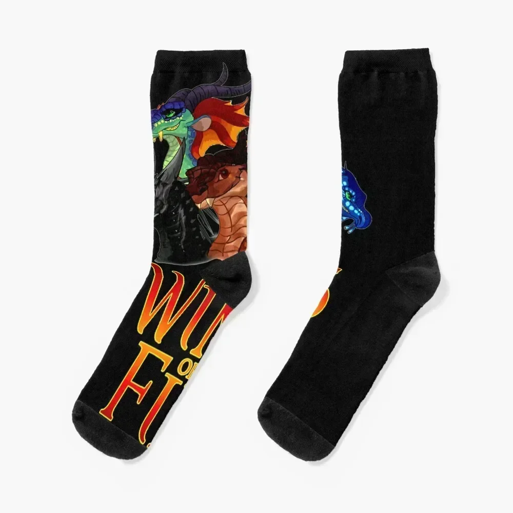 

Wings Of Fire All Together Socks snow men cotton high quality with print Run Women's Socks Men's