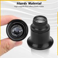 A92P 12PCS Loupe Eyeglass Magnifiers Set 5X 10X 15X 20X Watch Repair Loupe Magnifier Set Magnifying Glass For Watch Jewellery