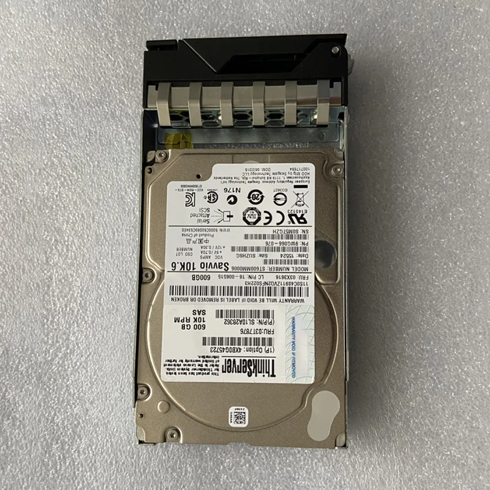 600GB For Lenovo 03T7876 600G SAS 10K 6GB 2.5