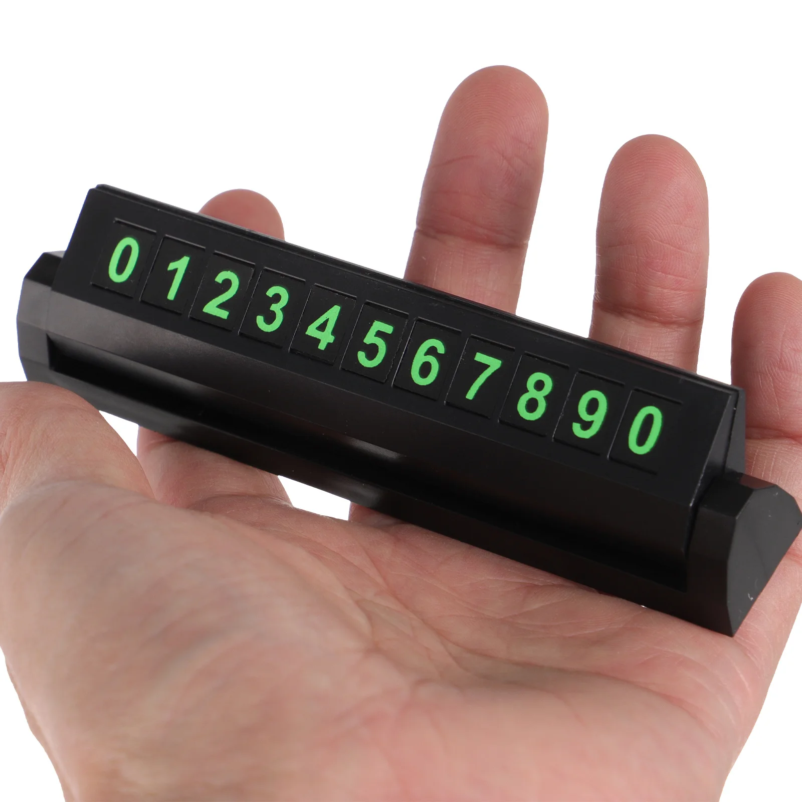 

Car Temporary Parking Card Phone Durable Reliable Easy Installation Temporary Plate for Car Interior