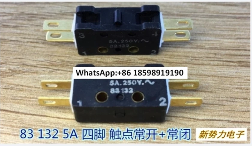 

83132 5A 4-pin limit switch, travel