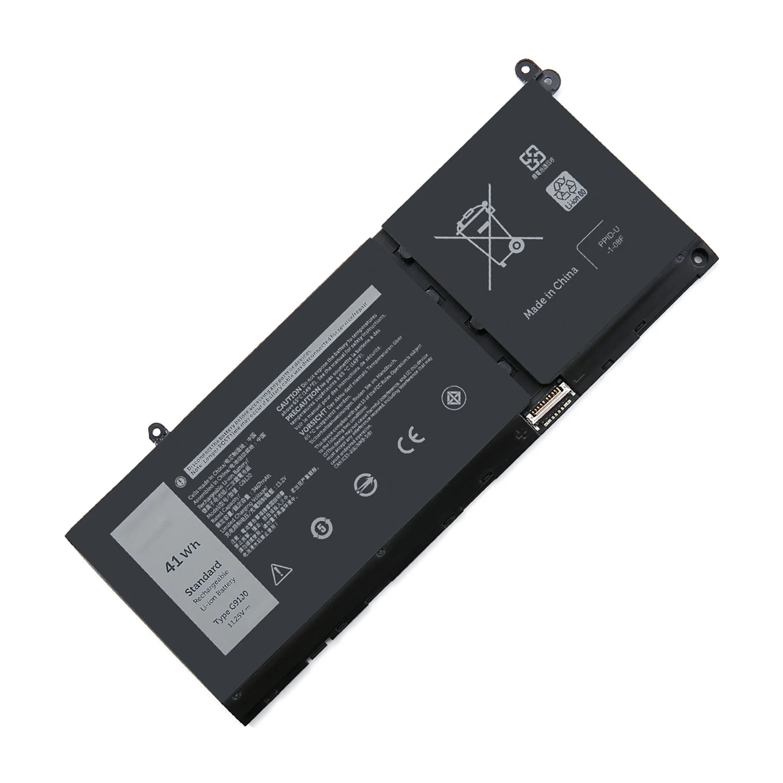 BVBH-Batería de ordenador portátil para DELL Latitude 3320, 3420, 3520, Inspiron 15, 3515, 3511, 3520, 5410, 2 en 1, 11,25 V, 41Wh, 3644mAh, G91J0