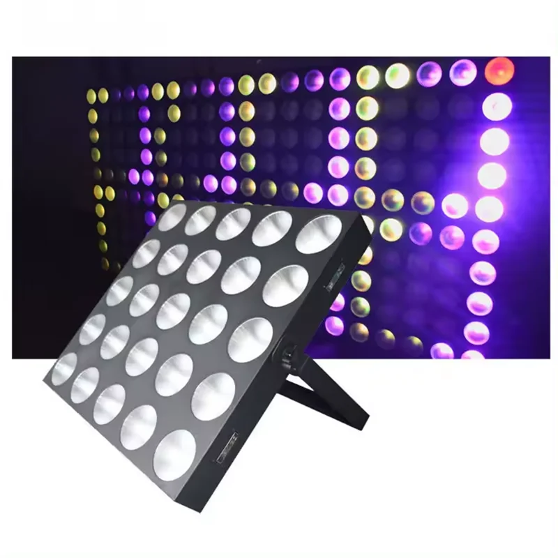 

25x10W RGBW 4In1 COB Светодиодный матричный светильник с эффектом сцены, настенный светильник DMX512 KTV, прополка гостиной, вечеринки, диджея, клуба, бара, шоу