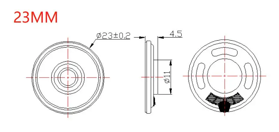 초박형 스피커 0.5W 1W 8ohms 32R 16R 8R 스피커 직경 20mm 23mm 26mm 27mm 28mm 30mm 32mm 36mm 40mm 50mm 57mm 스피커
