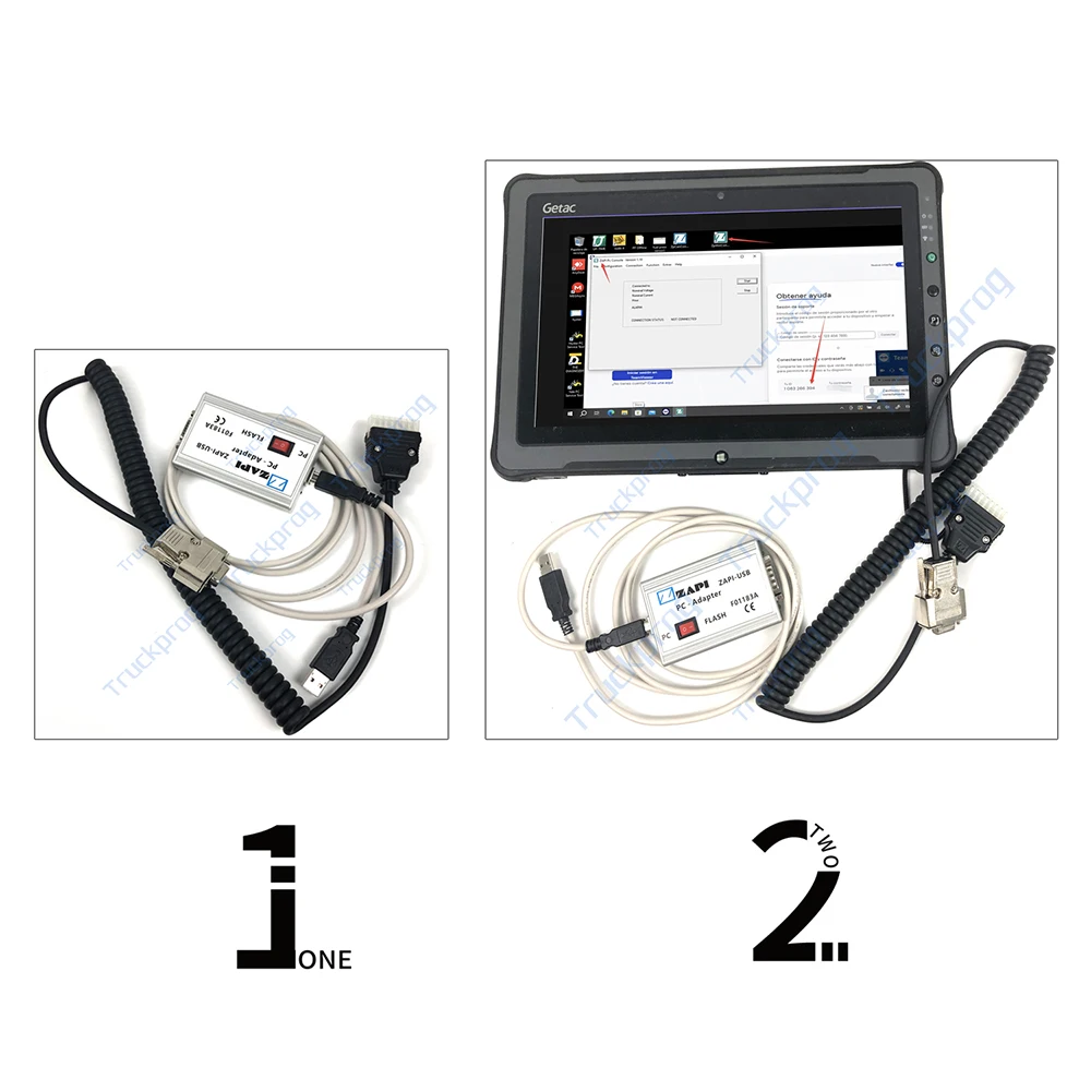 

Getac Tablet Electric Controller Diagnostic Tool for ZAPI F01183A Data Cable Zapi Console Software ZAPI-USB Programmer