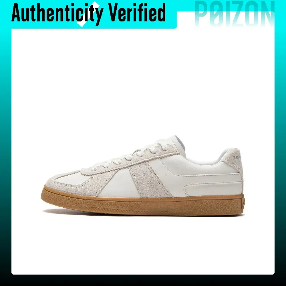 Li Ning Yunchuan Low top German Army Trainers Women's Mist White AGCT384-1