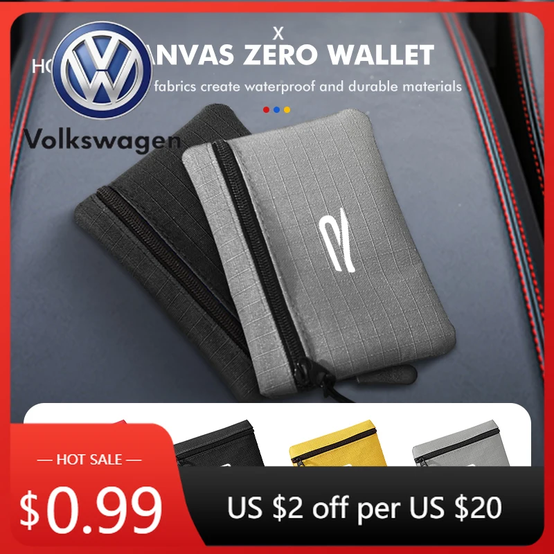

Горячая новинка 2026: Портативный мини-кошелек из холста для автомобилей Volkswagen (VW) — для карт, монет, удостоверений личности. Подходит для Jetta, Golf 4, 5, 6, Beetle, CC, B5, B6.