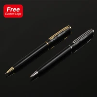 Bolígrafo giratorio de Metal con logotipo personalizado, regalo publicitario personalizado para Hotel, firma comercial, suministros para estudiantes, bolígrafo para escribir