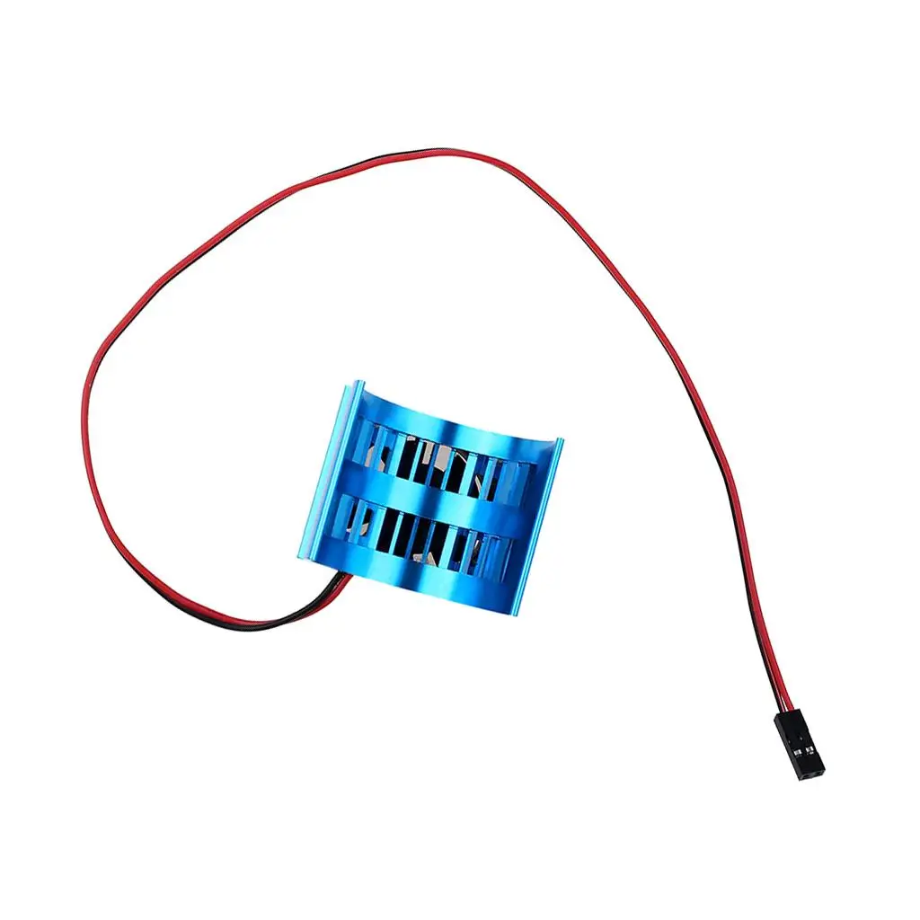 

1/10 RC 540 Motor Heatsink w/ Cooling Fan for Axial Spare Parts