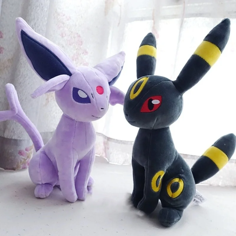 

Cute Peluche TAKARA TOMY Pokemon Espeon & Umbreon Plush Toy Games Anime Fnaf Stuffed Animals Funny Gifts Doll Kids Soft Toys