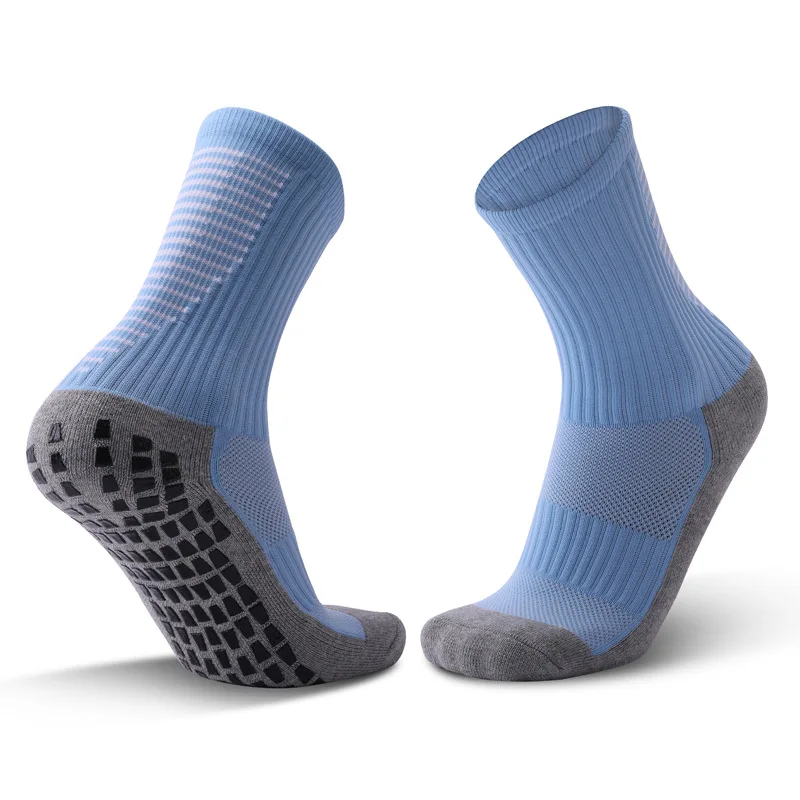 Adult Thickened Towel Football Socks Men's Non Slip Wear-resistant Middle Tube Socks Sweat Wicking Breathable Sports Socks