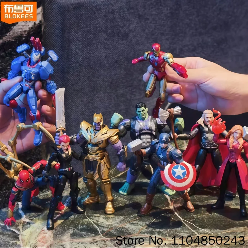 Blokees Marvel Heroes Thor Building Block Figure Avengers Endgame Champion Class Lite Wave 2 Collectible Display Gift