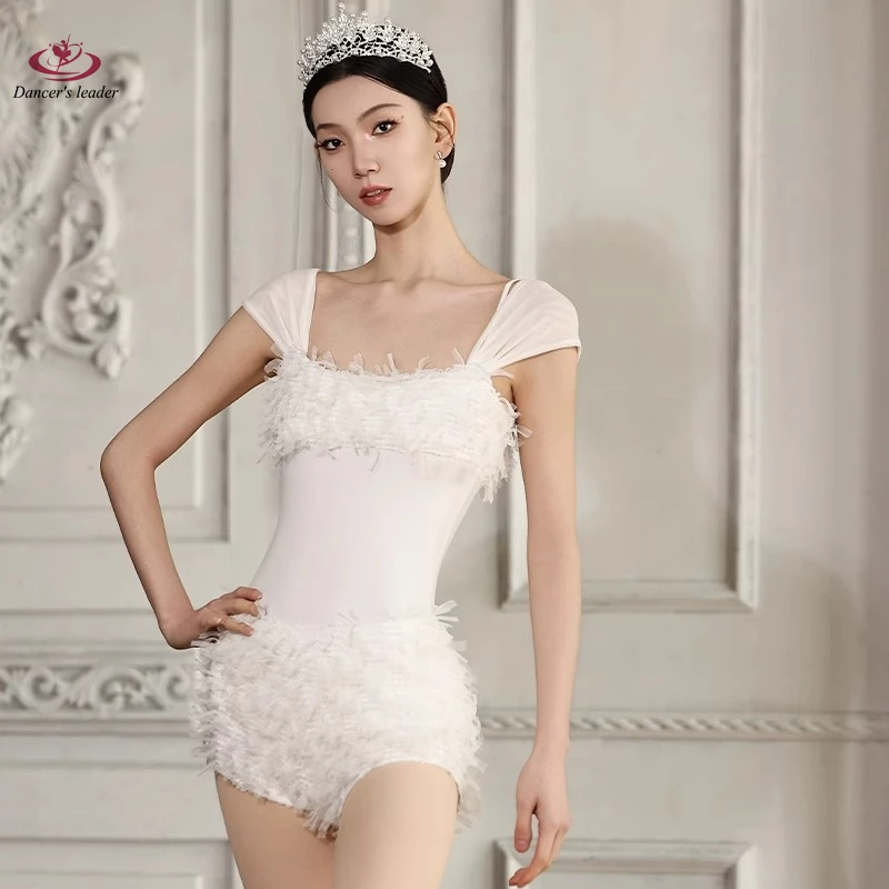 Ballet, Adult Gymnastics, Dance Practice Clothes, Three-dimensional Crochet Lace Patchwork Body Clothes, Yoga Body Clothes