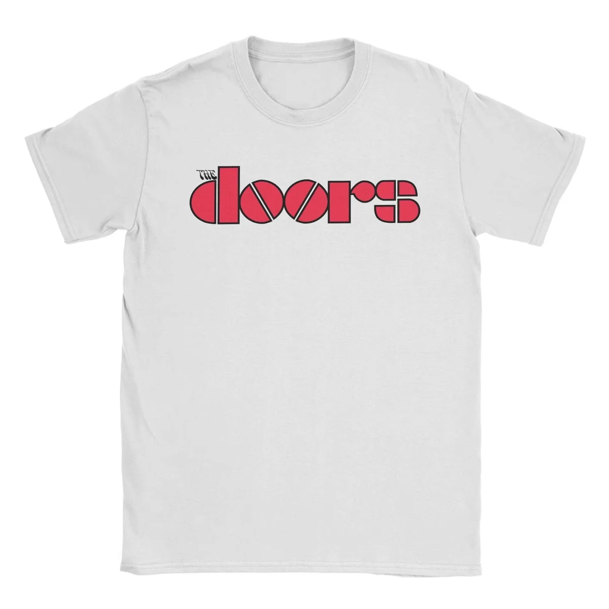Rock Band The Doors Jim Morrison Poster Print T-Shirt Men Women O-neck Cotton Summer New Tee Retro Style Harajuku Oversized Tops