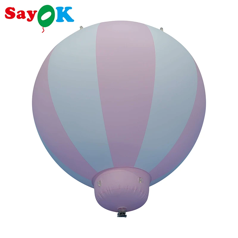 3/5ft Inflatable Pvc Hot Air Balloon Inflatable Hanging Balloon Pump baby shower Event Advertising Exhibition Party baptism