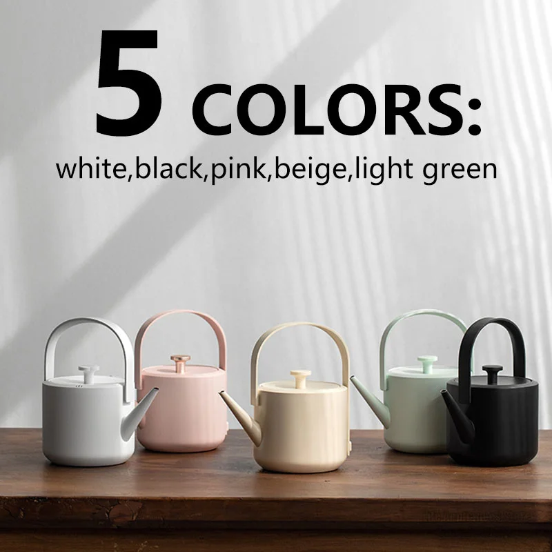 XiaoTi Electric Kettle Beautiful Retro Style 304 Stainless Steel Electric Tea Kettle For Home Office Hotel Fast Boiling 600ml