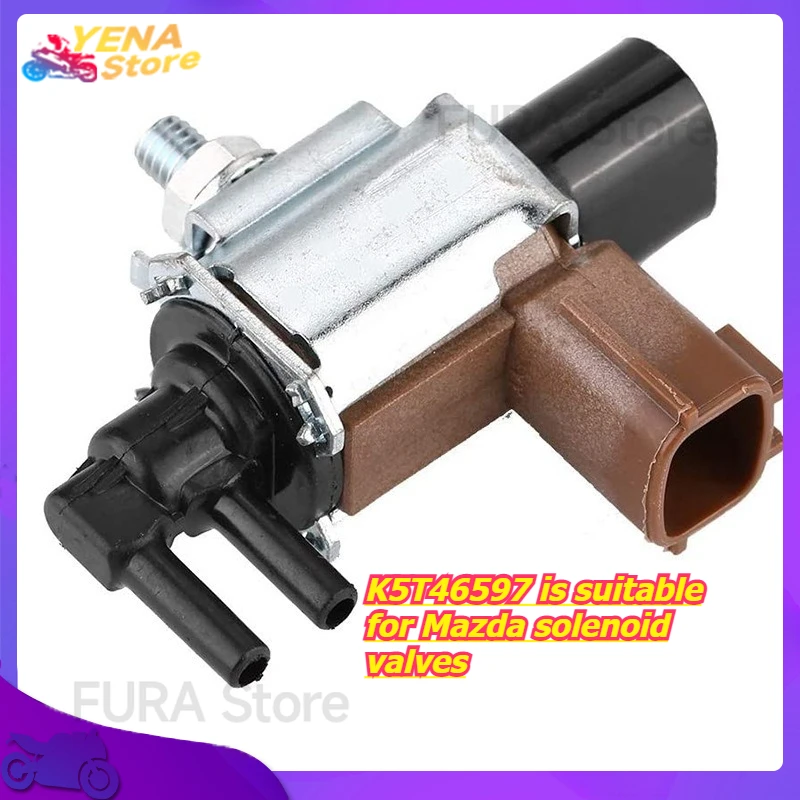 

The camshaft variable valve timing control VVT valve solenoid valve K5T46597 is suitable for Mazda solenoid valves