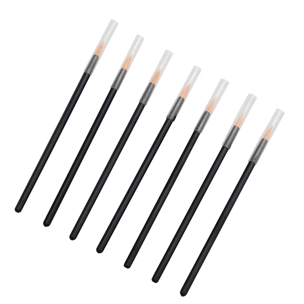 

50pcs Disposable Slim Eyeliner Brush Eye Makeup Brush Applicator Makeup Eye Liner Wands Makeup Tool for Women (Black)