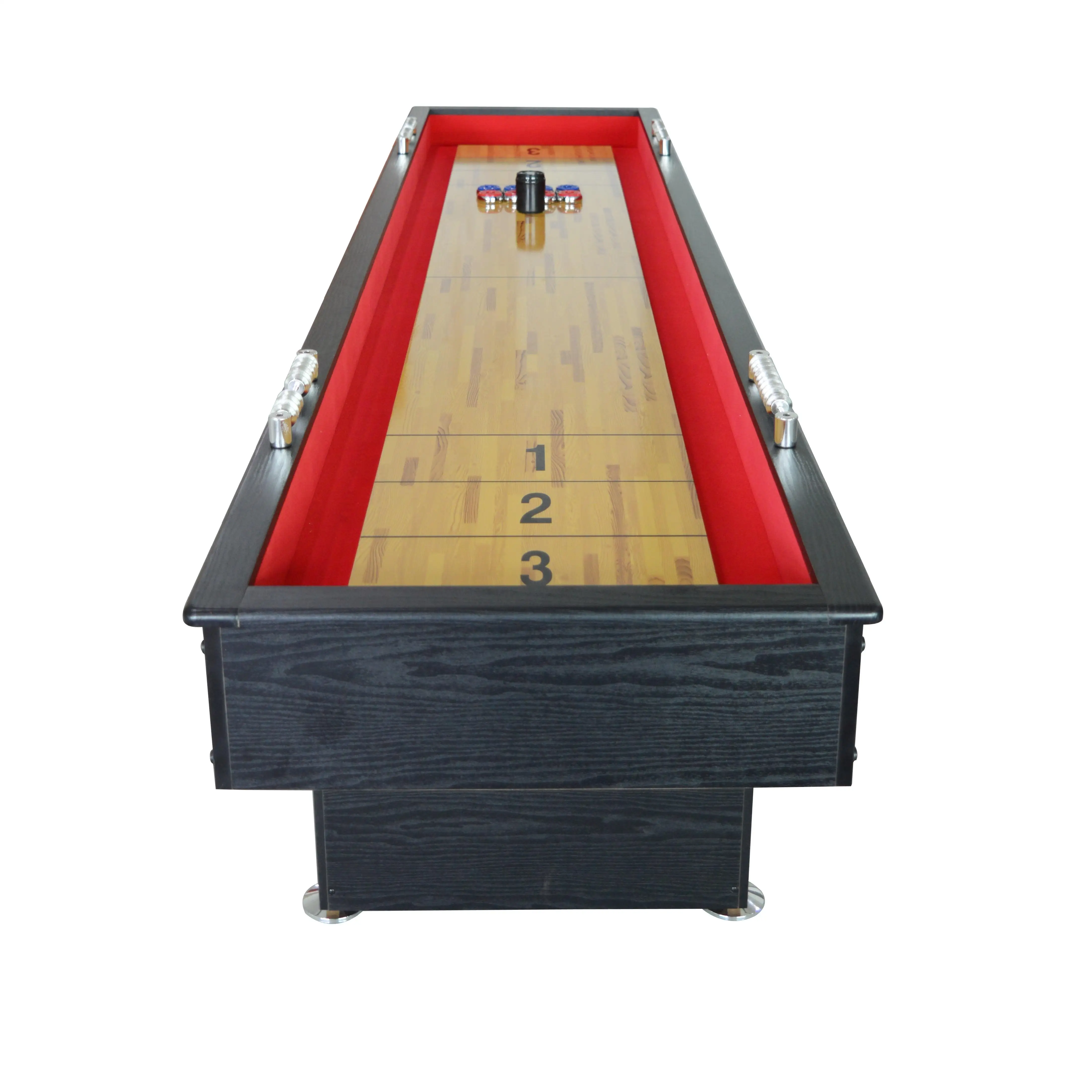 2026 Wholesale 9' Shuffleboard Table with Bowling for Indoor Sports New Home Entertainment Game view 3