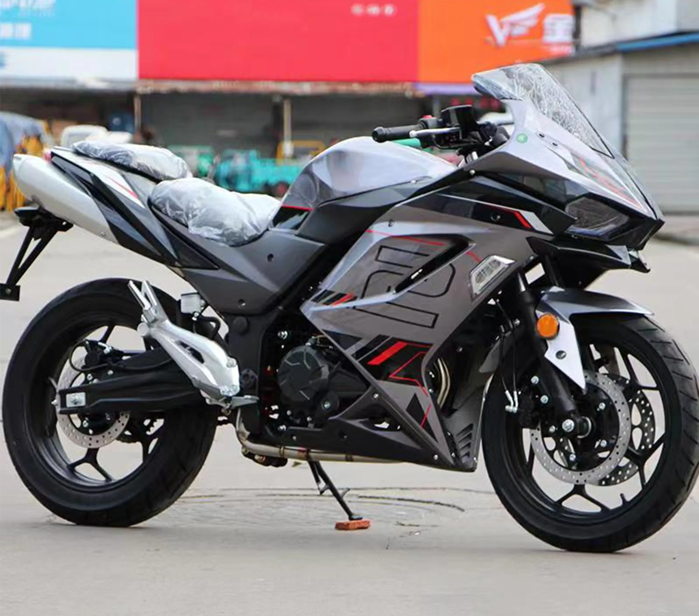 TOP Selling 400cc High Power Water Cooling Double Cylinder  Racing Motorcycle