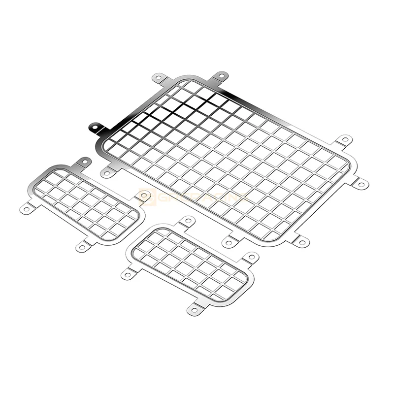 Metal Rear Window Net for 1/8 RC Crawler Car MJX Defender H8H Accessories