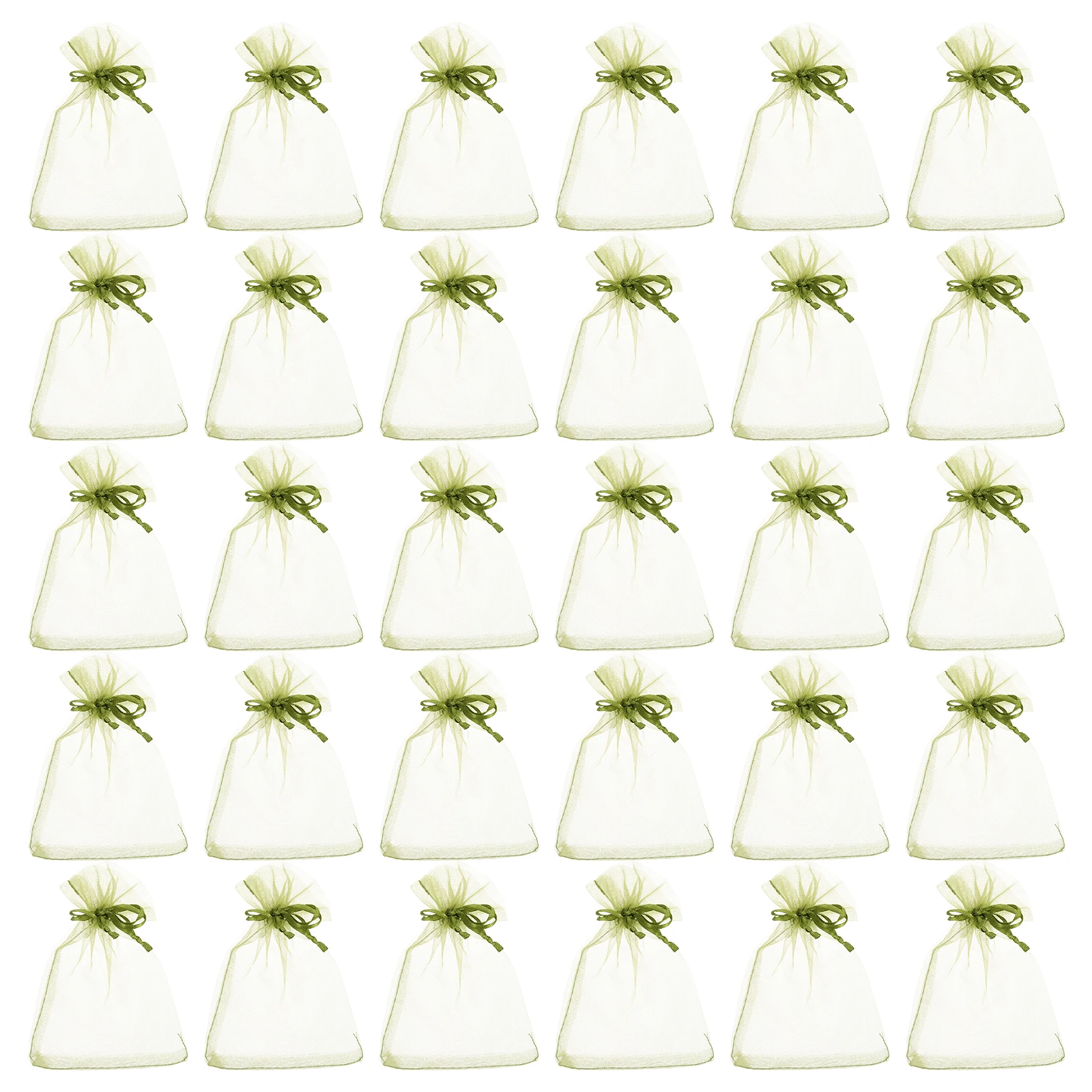 

50 Pcs Fruit Protection Bag Garden Mesh Netting Fruits Grow Organza Fabric Anti Insect Pouch Plant Cage Reusable