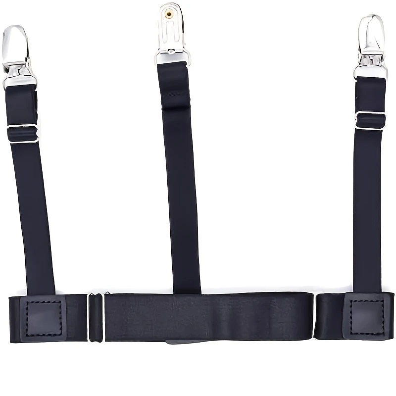 2-Pack Duckbill Button Shirt Hem Fixed Clip Men's Seamless Artifact Shirt Top Straightening Anti-Wrinkle Anti-Slip Adjustable Garter Belt