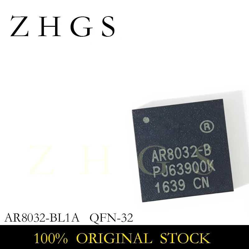 10PCS AR8032-BL1A QFN-32 AR8032-BL1A-R AR8032 8032-BL1A  AR8032-B QFN Ethernet transceiver chip IC CHIP NEW STOCK