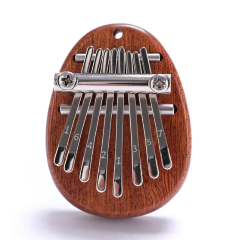 

Solid wood 8 keys mini thumb piano mini finger piano Mini Kalimba for Kids and Adults Beginners Musical Instrument