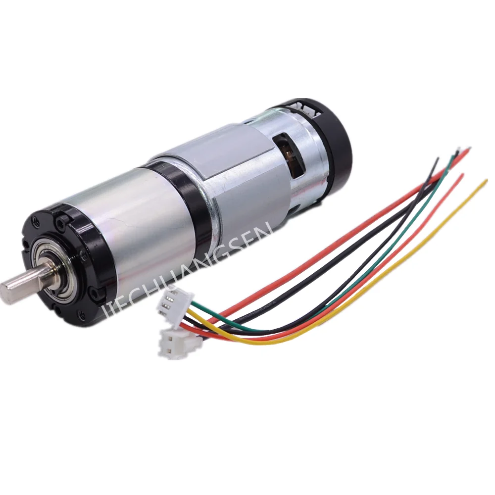 Imagem -02 - Abhl Ímã Permanente Planetário dc Gear Motor Codificador dc 12v 1100rpm 24v 42 mm Motor 42gp775