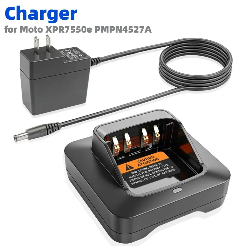 

R7 XPR7550e Rapid Desktop Charger PMPN4527A for Moto XPR3500e DP4400 XiR P8668 Radios for PMNN4807 PMNN4808 PMNN4491 Battery