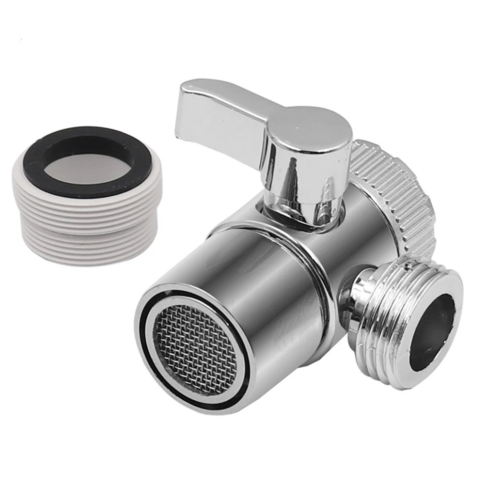 Adaptador de grifo con interruptor de diseño multifuncional, válvula desviadora, conector de grifo de agua, válvula adaptadora de nota de bidé para baño