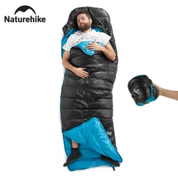 Naturehike Sleeping Bag CW400 Ultralight Thickened Duck Down Warm Winter Sleeping Bag Outdoor Travel Hiking Camping Sleeping Bag