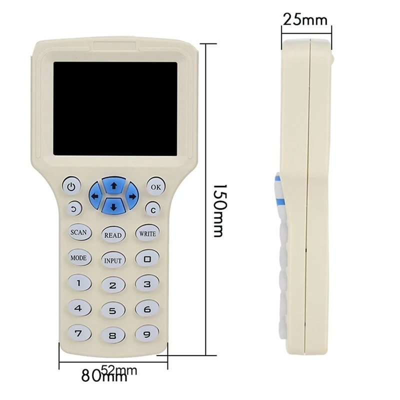 RFID Reader Writer Duplicator NFC Smart Card Programmer 125Khz 13.56Mhz Encrypted Decoder Writable Key Cards