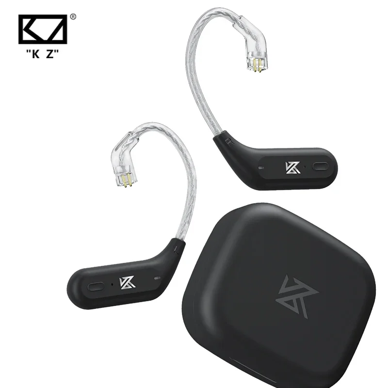 

KZ AZ09 HD Bluetooth 5.2 Ear Hook Headset Cable HIFI Wireless Upgrade Cable With Charging Case KZ Z1 S2 ZSTX Z1 ZSX DQ6 ZS10 PRO